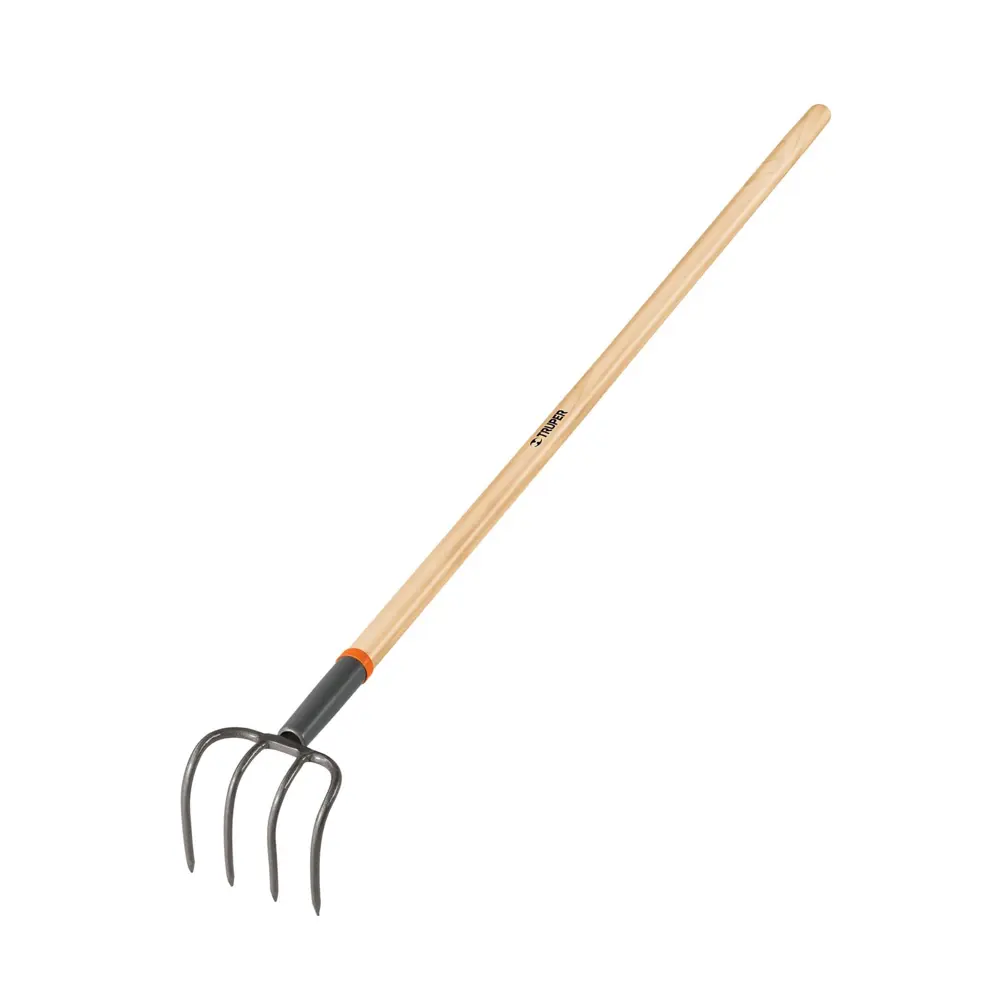 Ручной культиватор Truper с деревянной ручкой для комфортной работы в саду 85692782 STLM-0960399