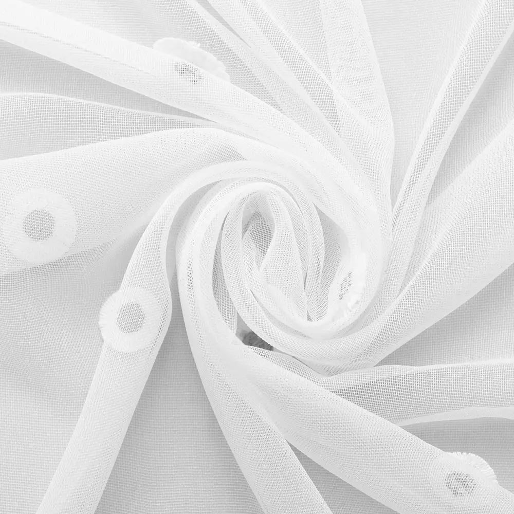 ЛТ тюль 1 п/м вышив lux zolia кремовый 02 300 см TEX REPUBLIC STLM-2116038 - Вид №4