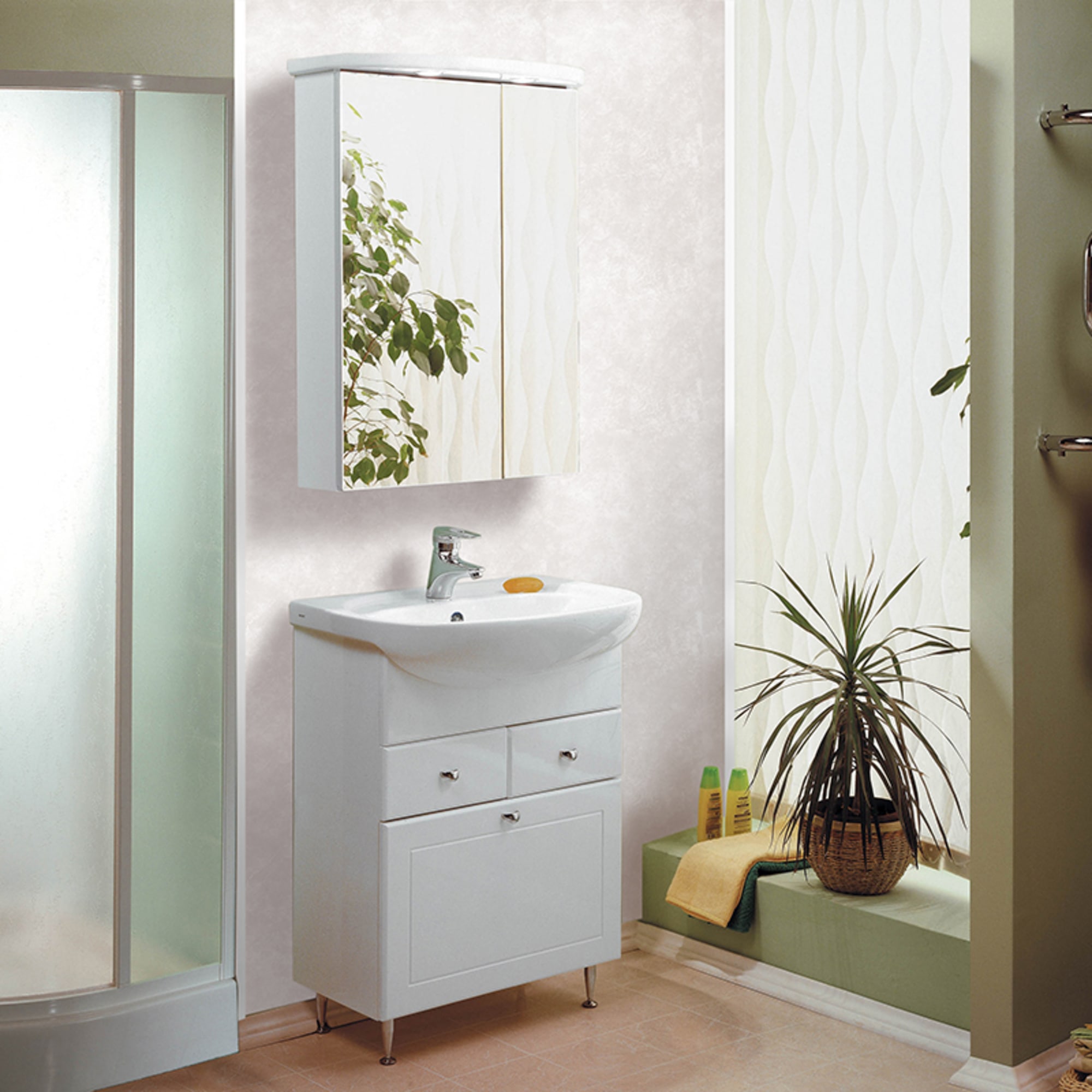 81947510 Панель ПВХ Ренова песок 8 мм 2700х250 мм 0.675 м² Santreyd  - Вид №4