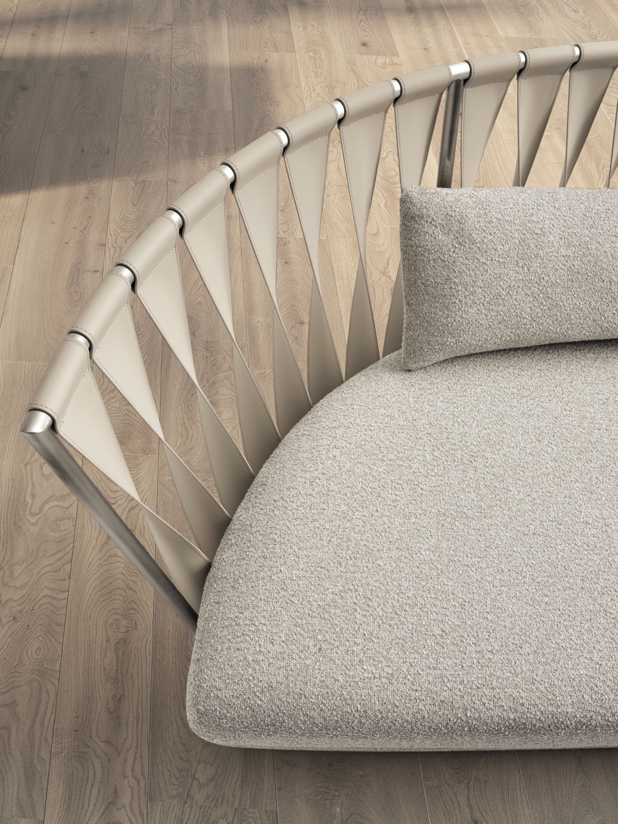 2-местный диван из искусственной кожи и ткани Cantori ARCH-00117079 - Вид №6