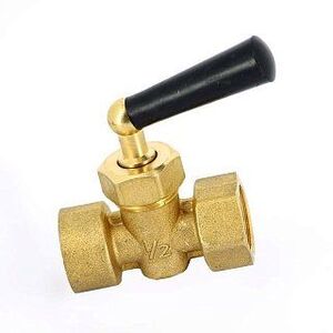 Кран ВВ трехходовой 1/2" RM-MM для манометров WATTS