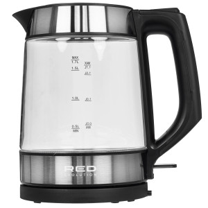 9125771 Электрочайник RED evolution RK-G20 серебристый