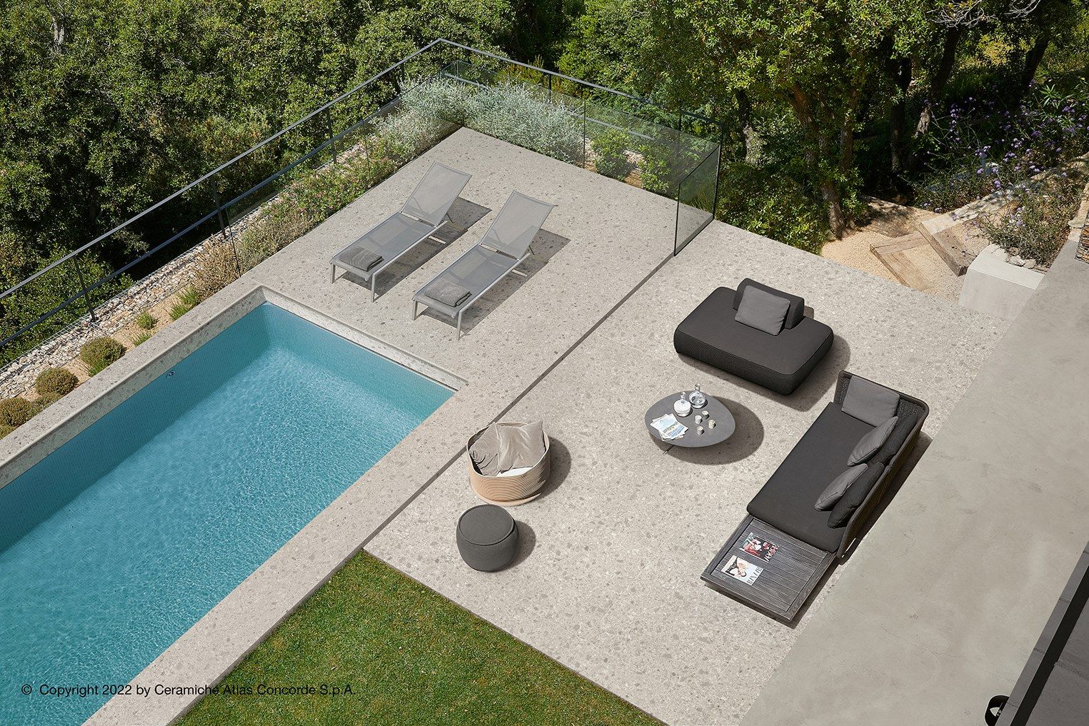 Пол / облицовка керамогранита с эффектом камня для внутреннего и наружного применения Atlas Concorde Boost Mix ARCH-00023665 - Вид №63