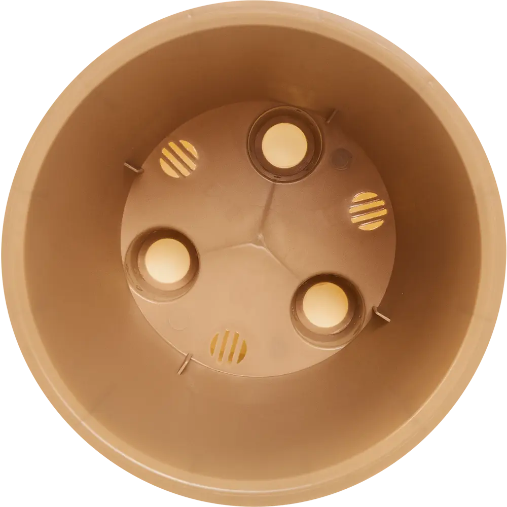 Горшок цветочный Ingreen Sand ø16 h14.6 см v2 пластик сливочный STLM-2126859 - Вид №2