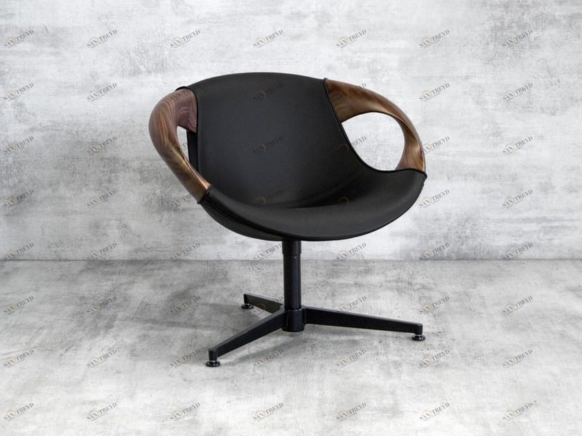 Tonon Поворотное кожаное кресло с подлокотниками Up sun-id-1386301