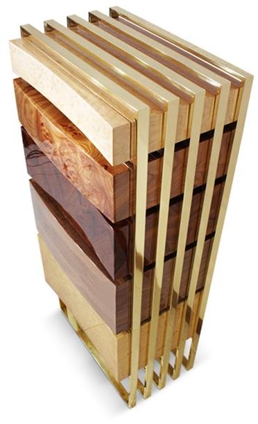 Malabar Комод из фанерованной древесины Hollow sun-id-1357337 - Вид №2