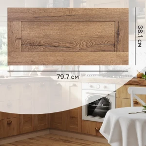 Фасад выдвижного ящика Рошаль 79.7x38.1 см KONSENSA ЛДСП цвет темное дерево