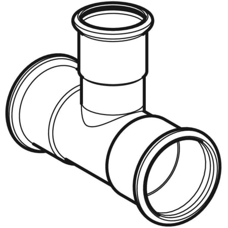 GEBERIT 61226 Тройник переходной Geberit Mapress из меди  - Вид №1