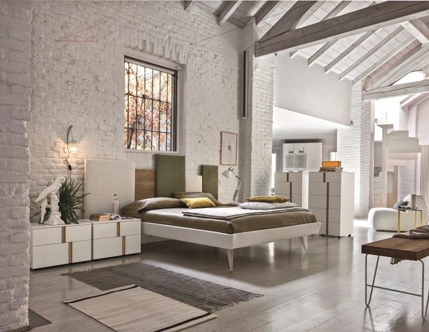 Gruppo Tomasella Тумбочка прикроватная лакированная прямоугольная с ящиками Athena sun-id-1432225 - Вид №5