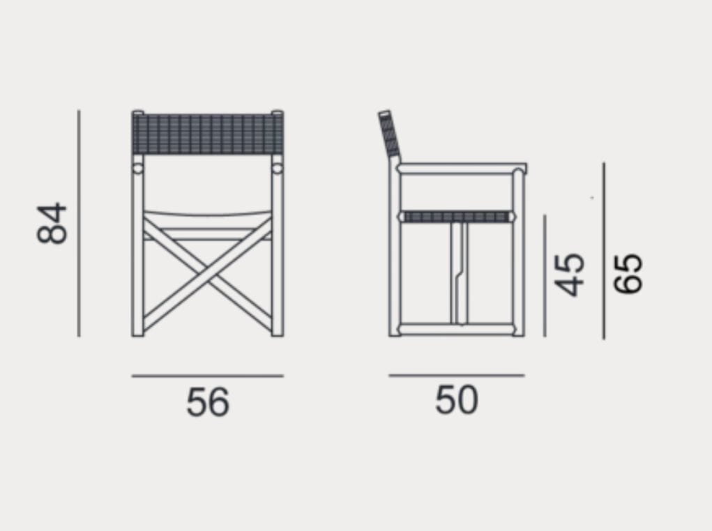 Тканевый садовый стул с подлокотниками Gervasoni Gervasoni Outdoor ARCH-00050096 - Вид №7