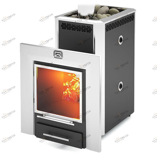 Печь для бани Теплодар Сибирь Панорама 20 ЛРК с теплообменником 265