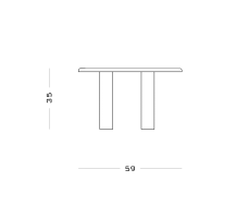 Secolo Taras Кофейный столик из дерева с мраморной столешницей Standard  - Вид №4