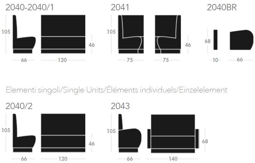Sedex Мягкая барная скамья  2040  - Вид №5