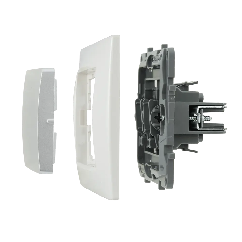 Выключатель Legrand Etika одноклавишный в алюминиевом исполнении 82201606 STLM-0021867 - Вид №6