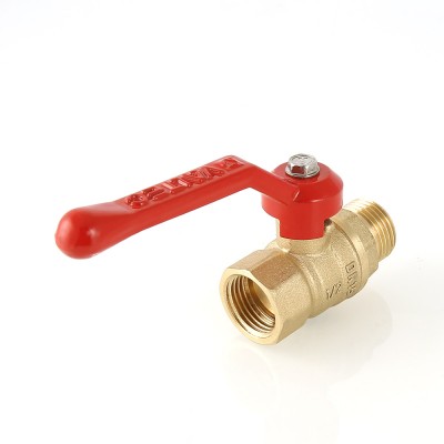 VT.121.G.04 Кран шаровой «СТАНДАРТ» с флажковой рукояткой и внутренней–наружной резьбой Valtec 1/2"  - Вид №3