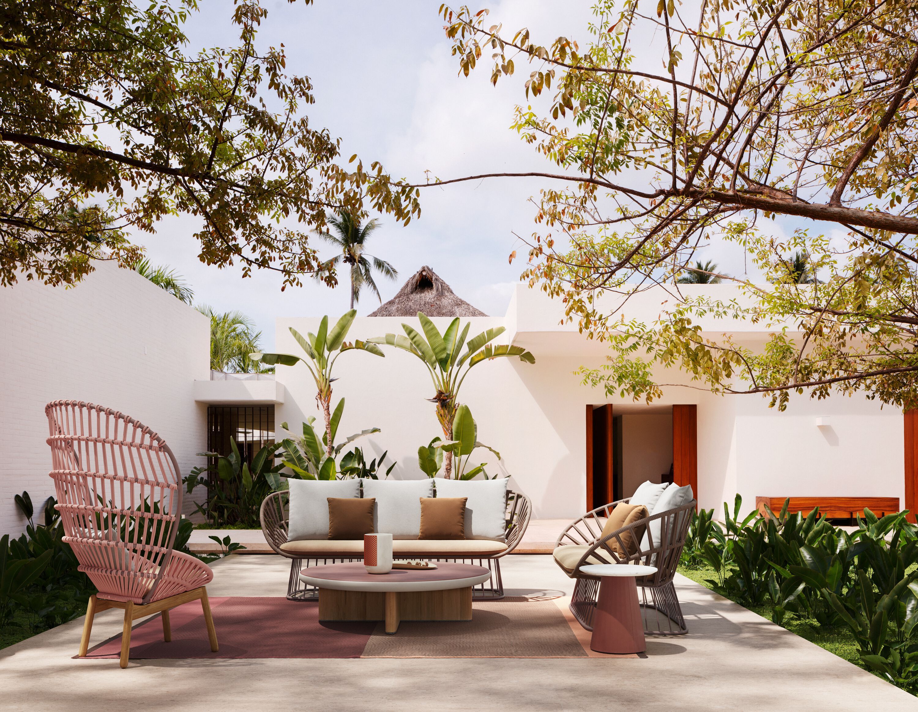 2-местный садовый диван Kettal ARCH-00069535 - Вид №2