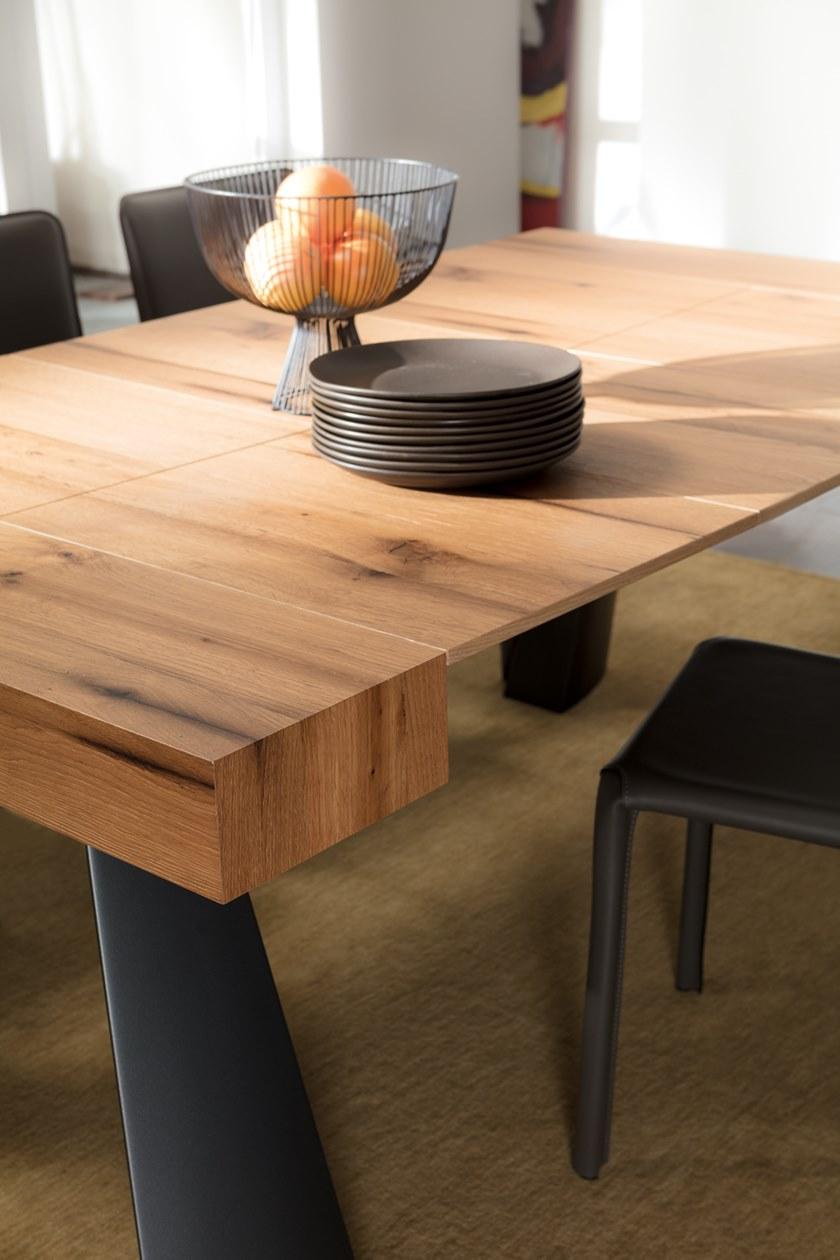 Ozzio Italia Выдвижная прямоугольная деревянная консоль  T028  - Вид №9