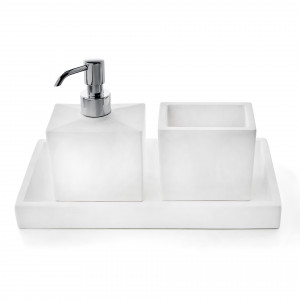 MW99A 3SC Набор из 3 шт., стакан, диспенсер, лоток Moderno