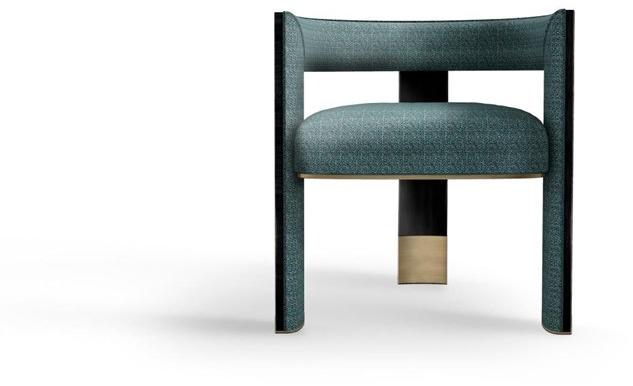 Porustudio Стул с обивкой и подлокотниками Brooklyn sun-id-1467183 - Вид №1