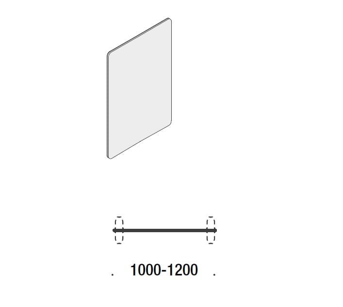 Отдельно стоящая офисная перегородка из ткани Martex ядро ARCH-00080474 - Вид №10