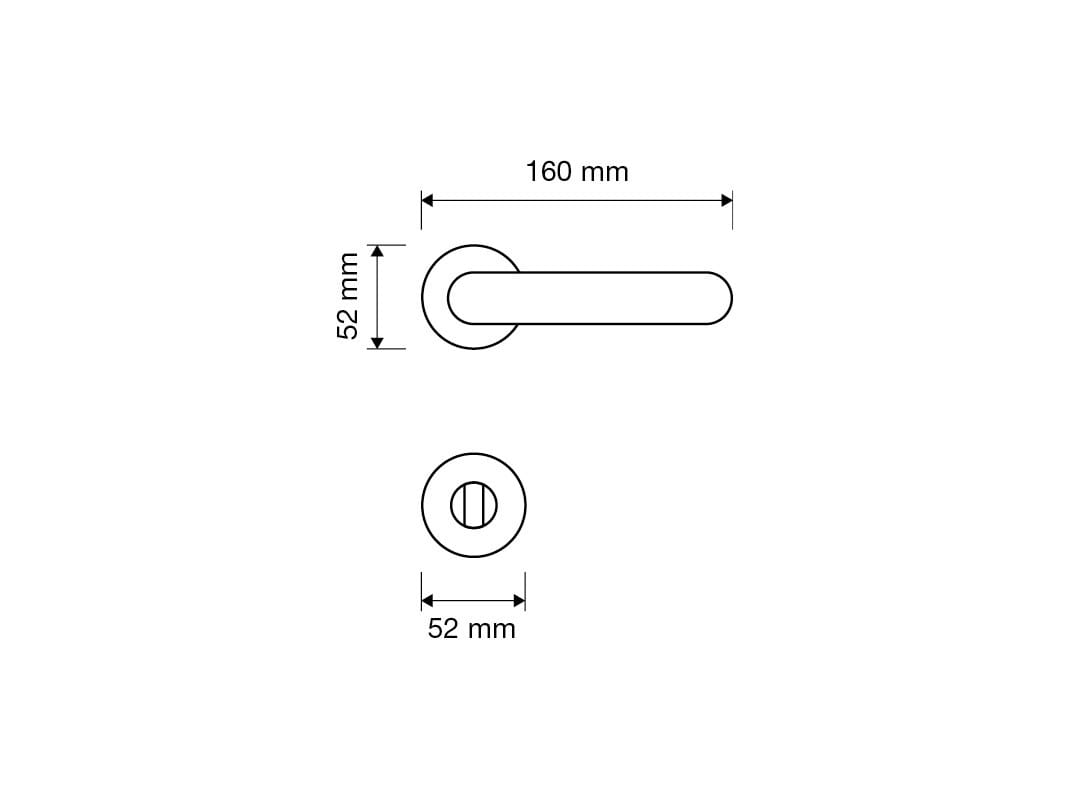 Латунная ручка с насадкой LINEA CALI' ARCH-00146681 - Вид №5