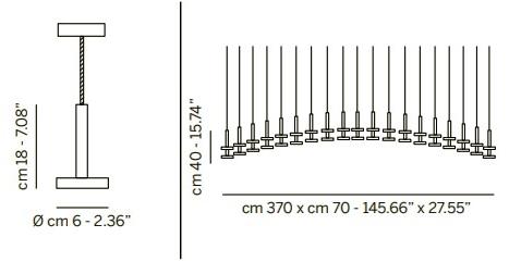 Euroluce Lampadari Металлический светодиодный подвесной светильник sun-id-1373357 - Вид №3