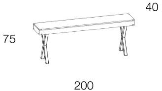 Caroti Прямоугольная консоль из массива дерева Via montenapoleone 1088  - Вид №4