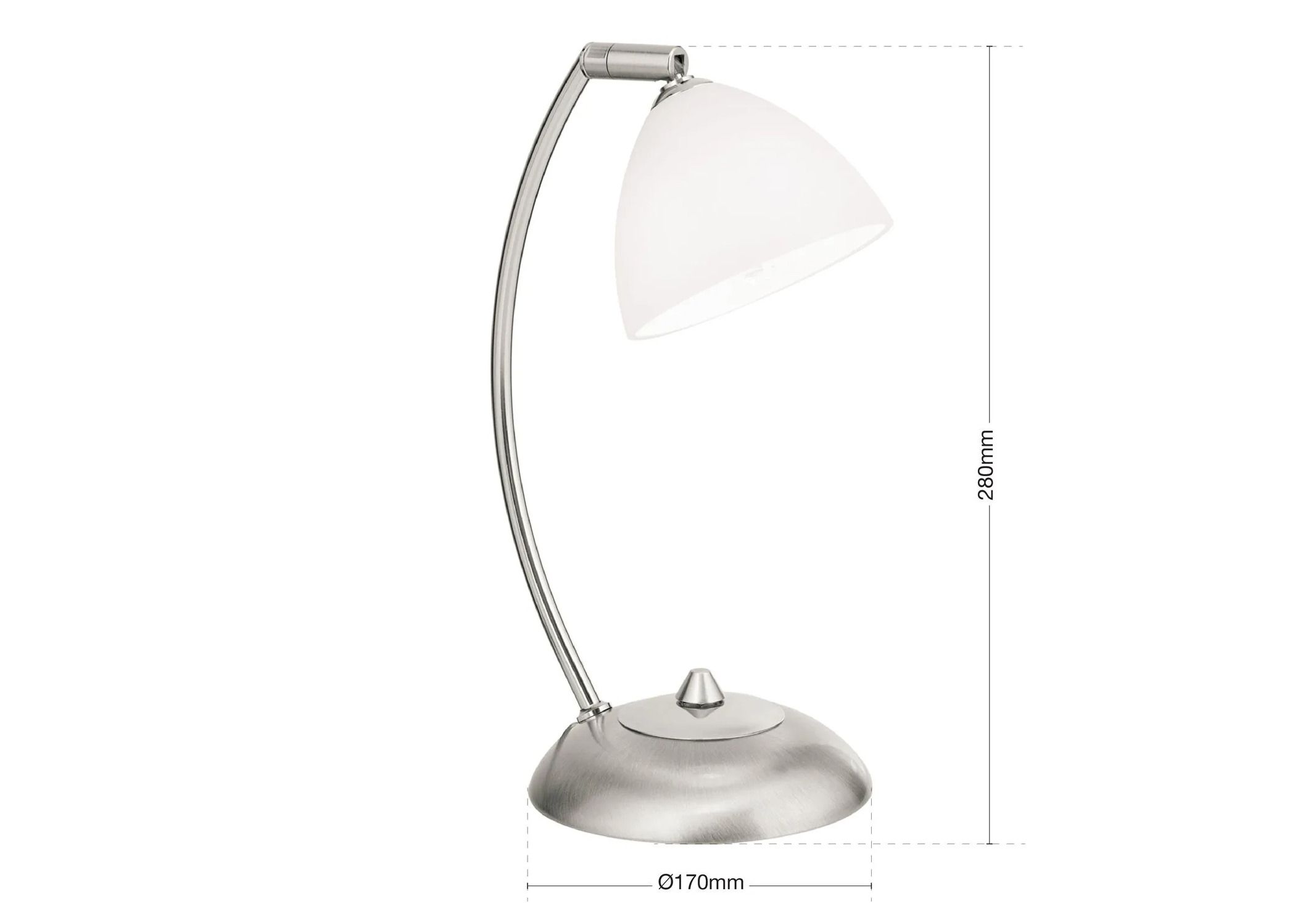 Регулируемая настольная лампа из опалового стекла Orion Opaldesign ARCH-00132253 - Вид №3