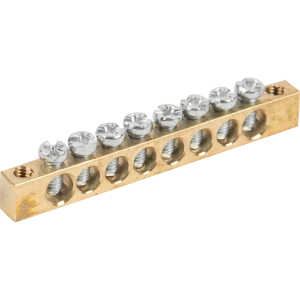 Шина N TDM Electric 6x9 мм 8/2 8 групп крепеж по краям 84399579 STLM-2107685