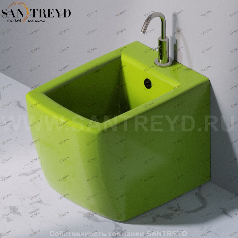 S502121 Биде напольное SQUARE A. e T. Italia AeT ITALIA