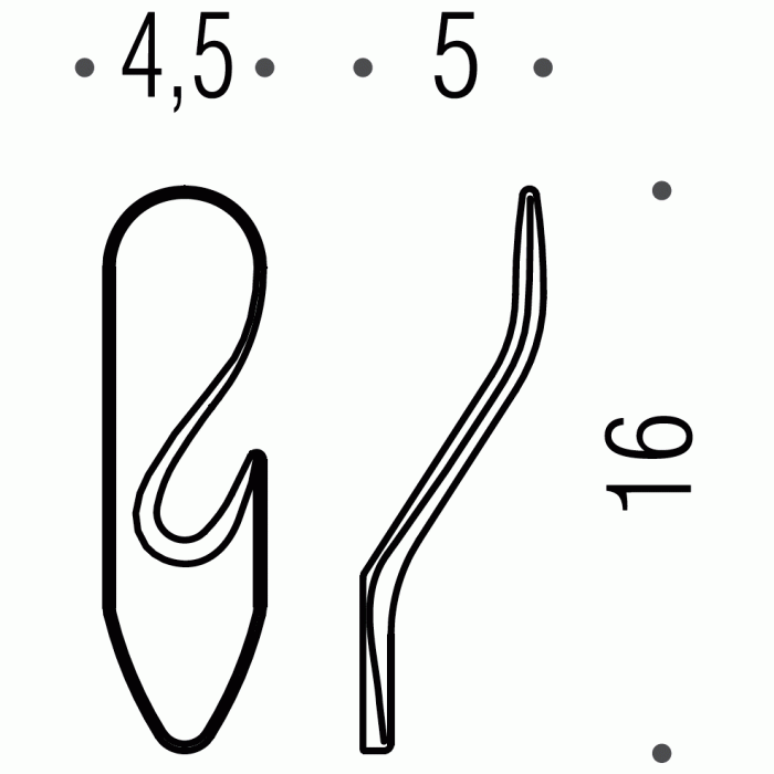 MH17 Крючок COLOMBO KHALA Colombo Design - Вид №3