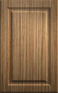 Фасады для кухни Кантри Фрезеровка «Кампо+» Зебрано светлое №125