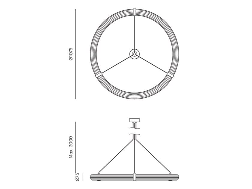 Затемняемый светодиодный подвесной светильник Aromas del Campo Elli ARCH-00058429 - Вид №2