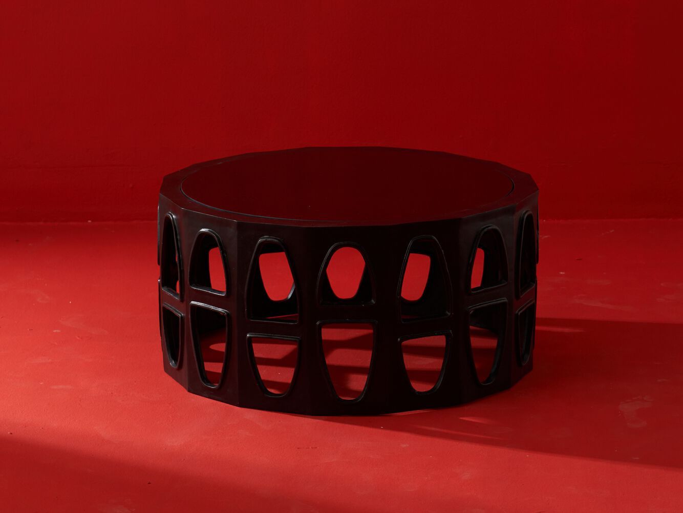 Круглый журнальный столик из алюминия и стекла LO Contemporary COLOSSEUM ARCH-00074219 - Вид №7