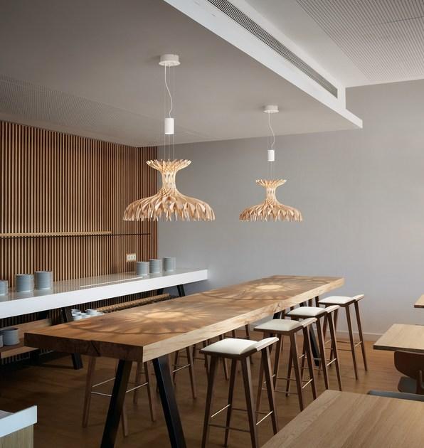 BOVER Led подвесной светильник из дерева Dome sun-id-1379860 - Вид №1