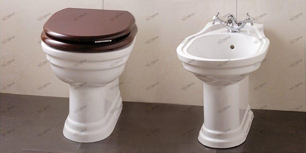 IBWCCLN Приставной унитаз напольный Белый Devon&Devon CLASSICA Италия