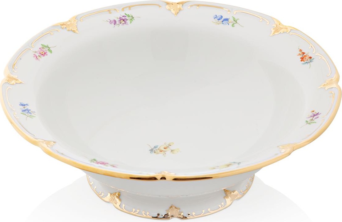 73315 Meissen Салатник круглый Meissen Форма - Б (россыпь цветов) 27см Фарфор 