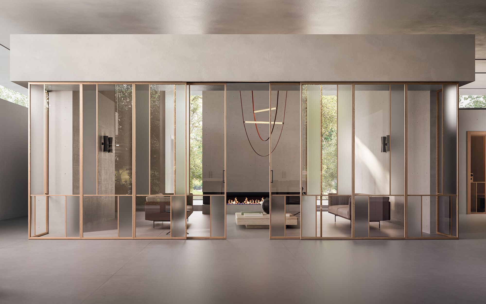 Стеклянная дверь GAROFOLI нас ARCH-00075527 - Вид №1