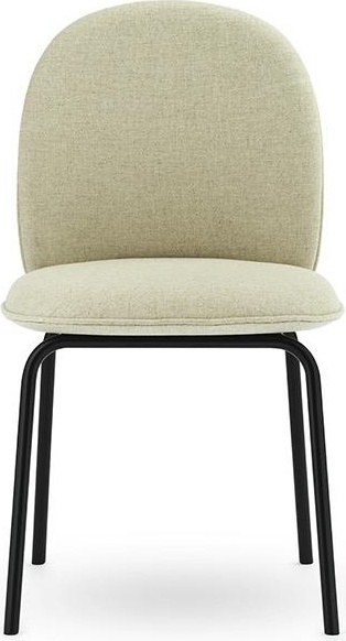 603129 Стул обивки туза полная черная сталь, основная ветка лен Normann Copenhagen Ace - Вид №1