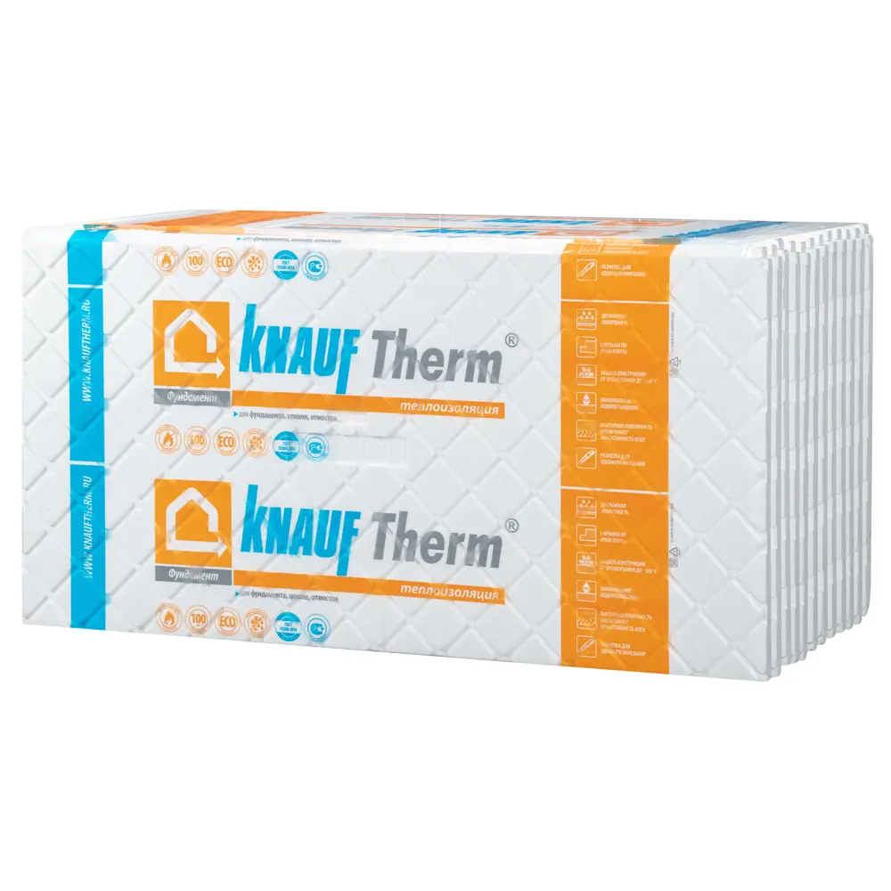 Пенополистирол Knauf Therm Фундамент 50x615x1215 мм 82796188 STLM-2173535  - Вид №2