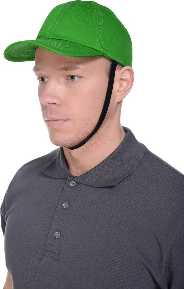 59834 Каскетка защитная зеленая  Средства защиты головы размер Спецодежда  - Вид №2