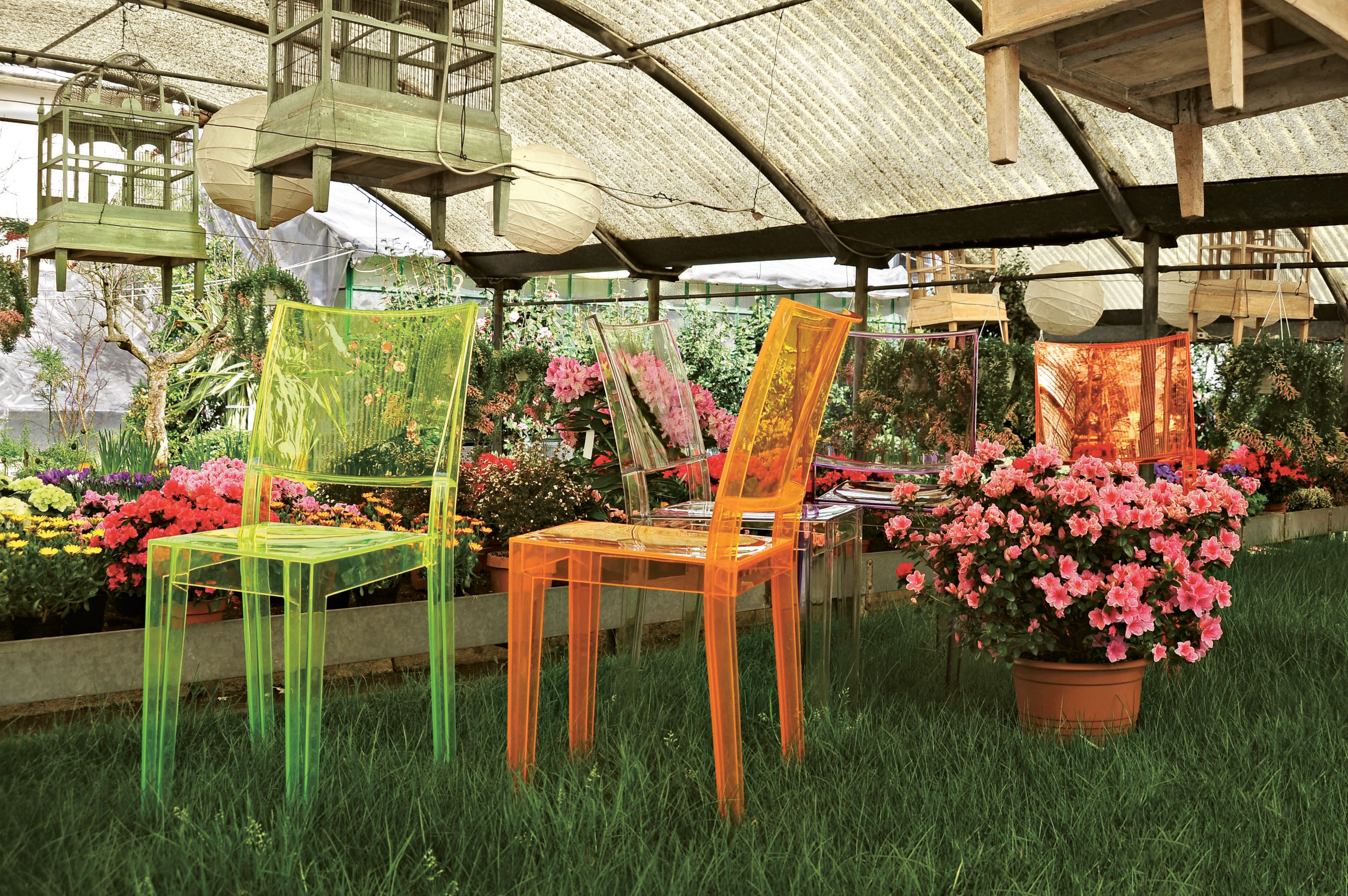 Штабелируемый стул из поликарбоната с открытой спинкой Kartell LA MARIE ARCH-00116862 - Вид №6