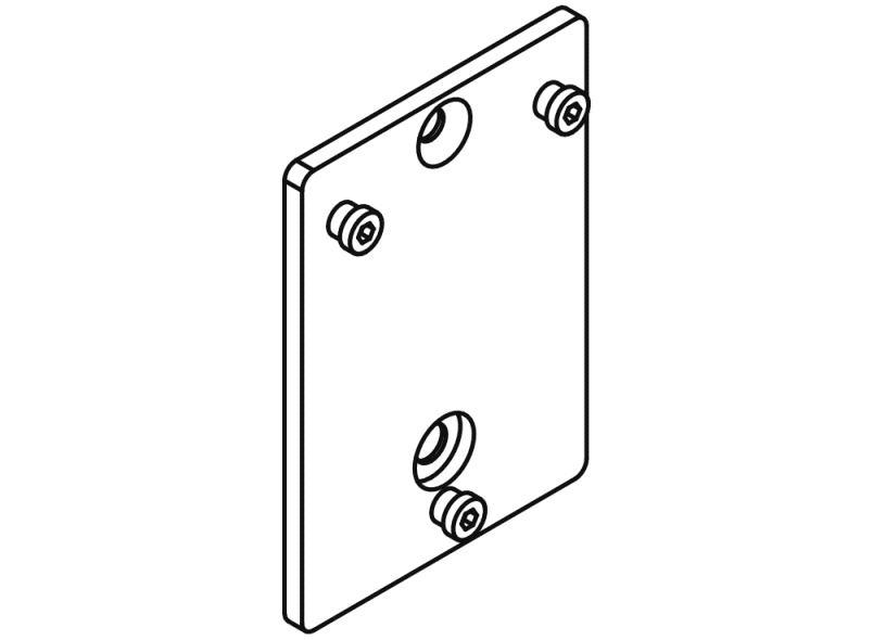 950.50.01440 Монтажная пластина HEWI Stützen  - Вид №2