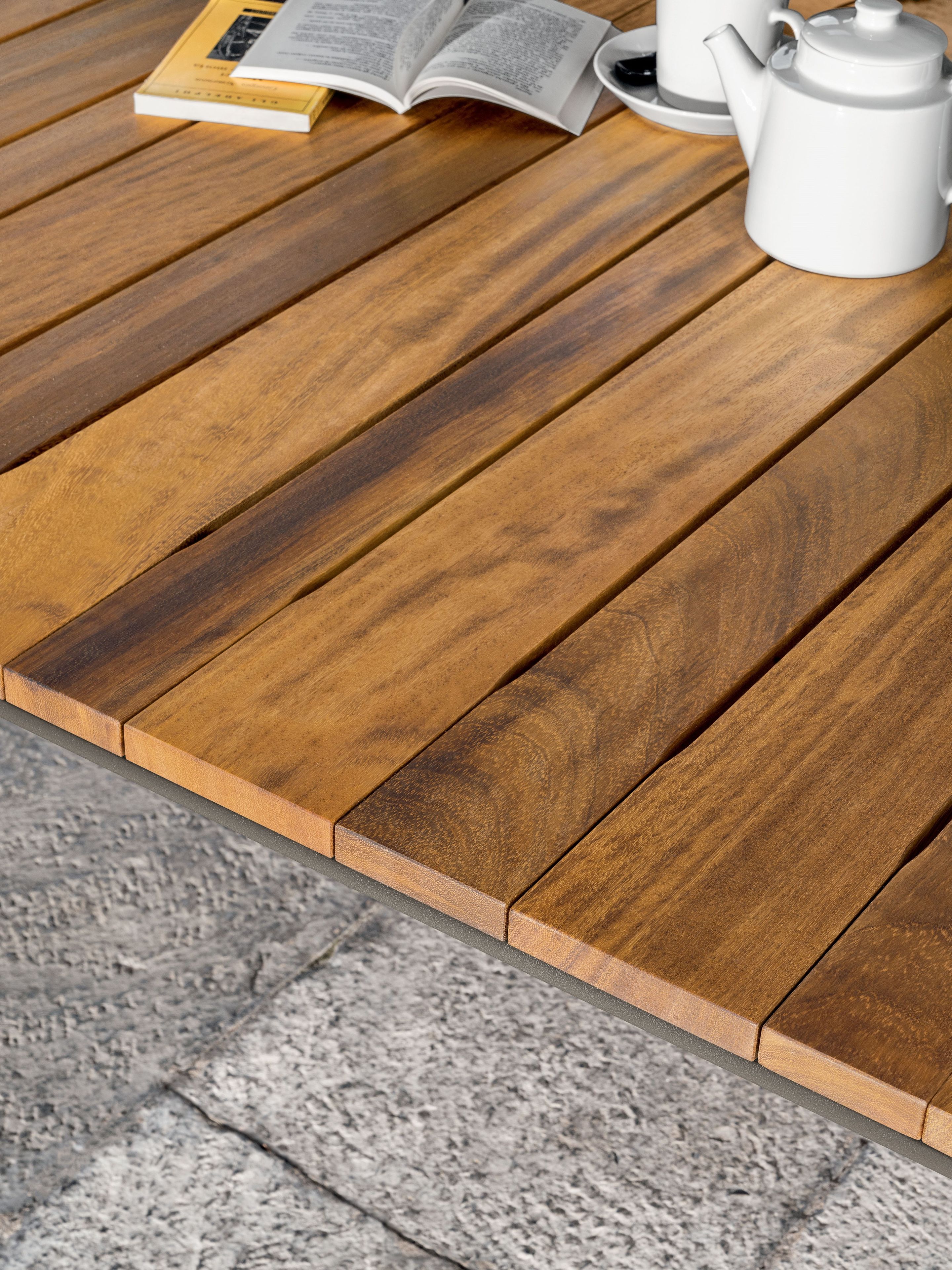 Прямоугольный садовый стол из тикового дерева Sovet Italia ARCH-00085162 - Вид №17