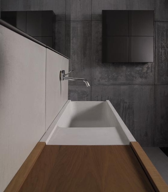 6443 Подвесная раковина настенная овальная Moab80  белая  - Вид №11