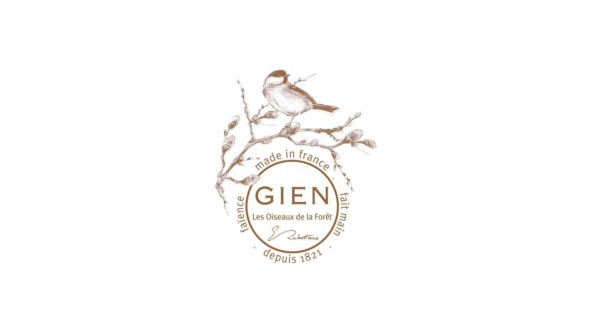 10667986 Gien Кружка Gien Лесные птицы Щегол 300мл, фаянс Фаянс  - Вид №3