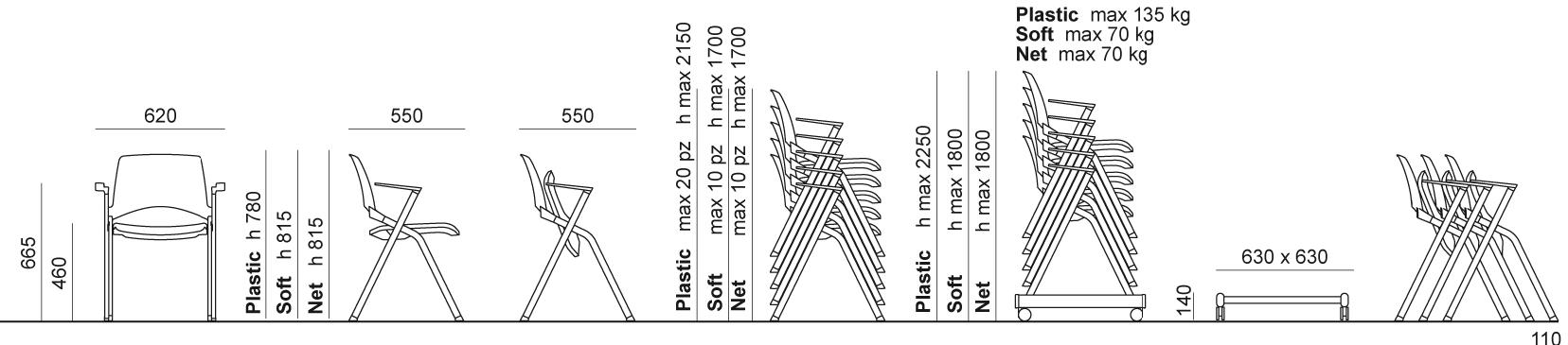 Diemmebi Стул складной складной с подлокотниками Lakendò sun-id-1386468 - Вид №7