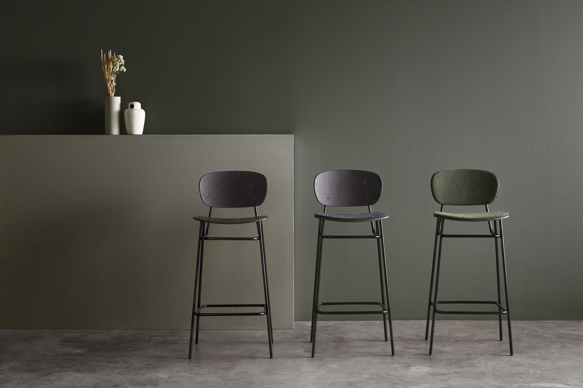 Высокий табурет с мягкой подкладкой из ясеня Blasco&Vila Fosca ARCH-00070708 - Вид №14