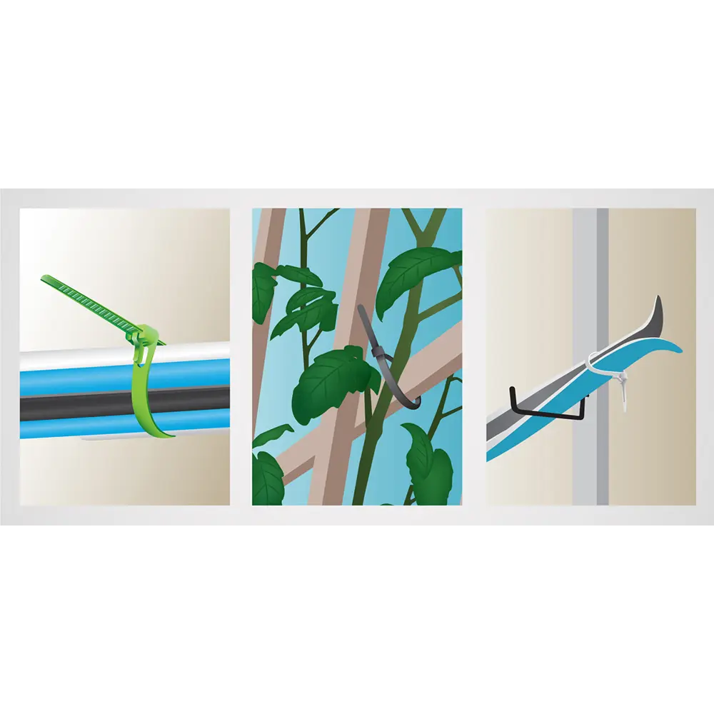 Европартнер PRM - Многоразовые кабельные стяжки для аккуратной организации проводов 89123455 STLM-1119344 - Вид №3