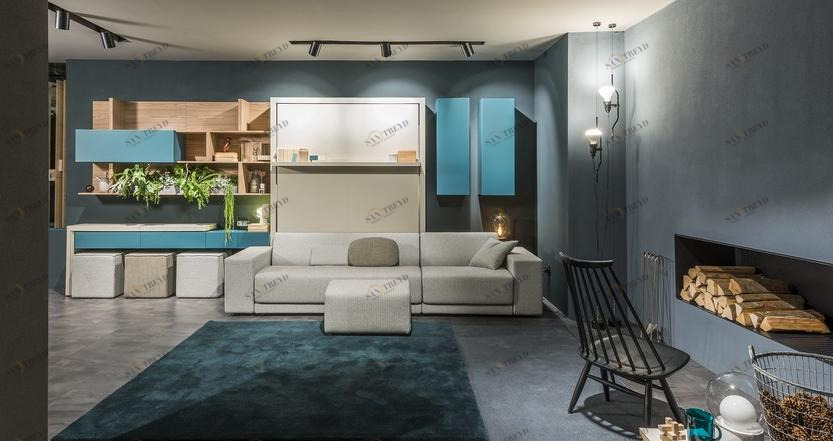 CLEI Диван-трансформер из ткани на 4 места Oslo sun-id-1363431